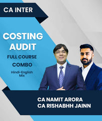 CA Inter Costing and Audit Full Course Combo By CA Namit Arora and CA Rishabhh Jainn
