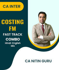 CA Inter Costing and FM Fast Track Combo By CA Nitin Guru - Zeroinfy