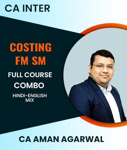 CA Inter Costing and FM SM Full Course Combo By CA Aman Agarwal - Zeroinfy