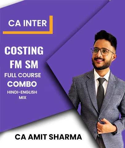 CA Inter Costing and FM SM Full Course Combo By CA Amit Sharma - Zeroinfy
