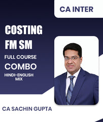 CA Inter Costing and FM SM Full Course Combo By CA Sachin Gupta - Zeroinfy