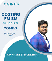 CA Inter Costing and FM SM Full Course Combo by CA Navneet Mundhra - Zeroinfy