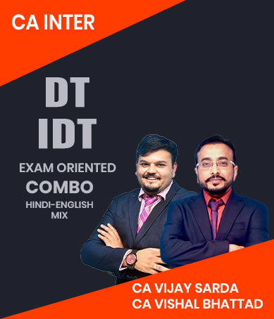 CA Inter DT IDT Exam Oriented Combo By CA Vijay Sarda and CA Vishal Bhattad