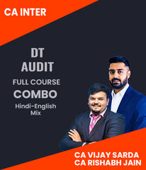 CA Inter DT and Audit Full Course Combo By CA Vijay Sarda and CA Rishabh Jain - Zeroinfy