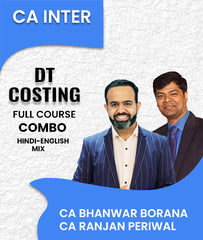 CA Inter DT and Costing Full Course Combo By CA Bhanwar Borana and CA Ranjan Periwal- Zeroinfy
