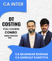 CA Inter DT and Costing Full Course Combo By CA Bhanwar Borana and CA Sankalp Kanstiya- Zeroinfy