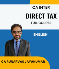 CA Inter Direct Tax Full Course By In English By CA Punarvas Jayakumar - Zeroinfy