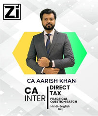 CA Inter Direct Tax Practical Question Batch By CA Aarish Khan - Zeroinfy