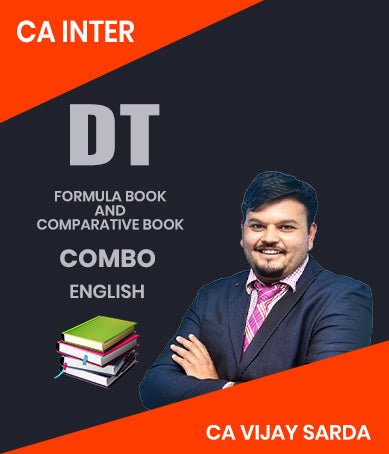 CA Inter Direct Tax (DT) Concise and MRP Books Combo Set By CA Vijay Sarda