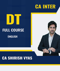 CA CMA Inter Direct Tax (DT) Full Course In English By CA Shirish Vyas