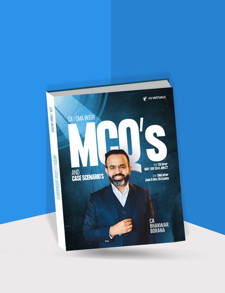CA/CMA Inter Direct Tax (DT) MCQ Book By CA Bhanwar Borana For Sep/Dec 2026 and Jan 2027
