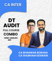CA Inter Direct Tax (DT) and Audit Full Course Combo By CA Bhanwar Borana and CA Shubham Keswani - Zeroinfy