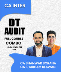 CA Inter Direct Tax and Audit Full Course Combo By CA Bhanwar Borana and CA Shubham Keswani - Zeroinfy