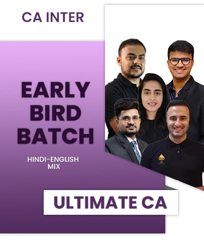 CA Inter Early Bird Batch By Ultimate CA - Zeroinfy