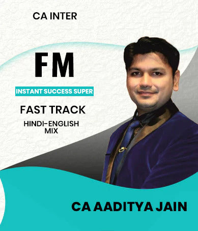 CA Inter FM Instant Success Super Fast Track By CA Aaditya Jain
 - Zeroinfy