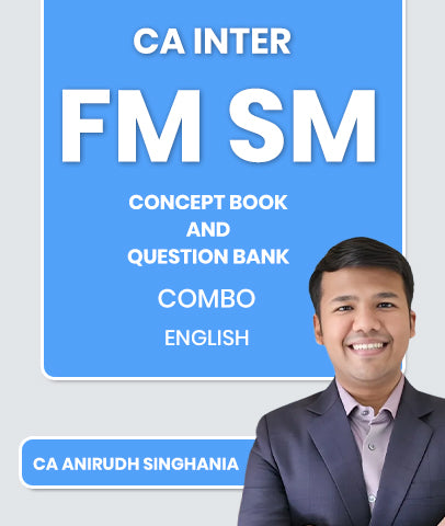 CA Inter FM SM Concept Book and Question Bank Combo By CA Anirudh Singhania