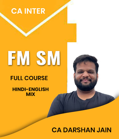 CA Inter FM SM Full Course By CA Darshan Jain