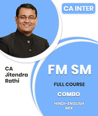 CA Inter FM SM Full Course Combo By CA Jitendra Rathi