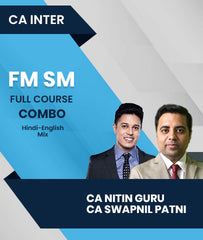 CA Inter FM SM Full Course Combo By CA Nitin Guru and CA Swapnil Patni - Zeroinfy