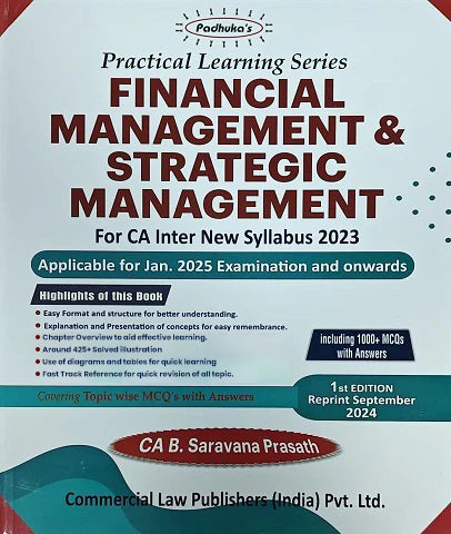 CA Inter FM SM Practical Learning Series By B Sarvana Prasath - Zeroinfy