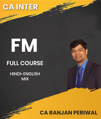 CA Inter Financial Management (FM) Full Course By CA Ranjan Periwal
 - Zeroinfy