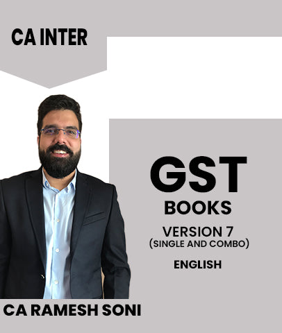CA Inter GST Books Version 7 (Single and Combo) By CA Ramesh Soni - Zeroinfy