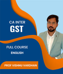 CA Inter GST Full Course In English By J.K.Shah Classes - Prof Vishnu Vardhan - Zeroinfy