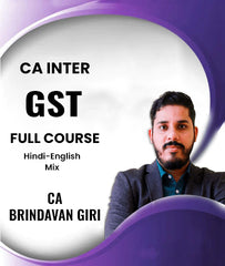 CA Inter GST Full Course by CA Brindavan Giri - Zeroinfy