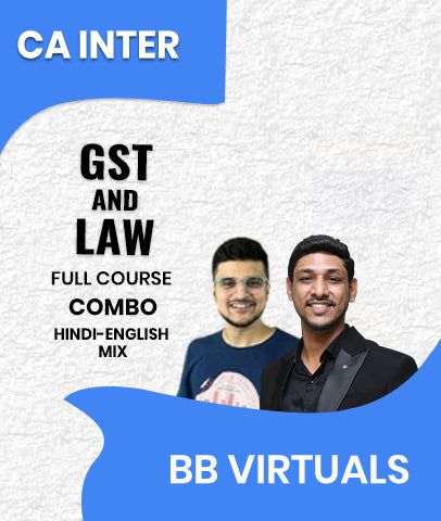 CA Inter GST and Law Full Course Combo By CA Amit Mahajan and CA Karan Kumar