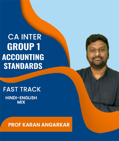 CA Inter Group 1 Accounting Standards Fast Track By J.K.Shah Classes - Prof Karan Angarkar