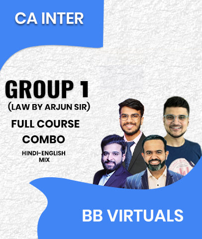 CA Inter Group 1 Full Course Combo By BB Virtuals (Law By Arjun Sir)