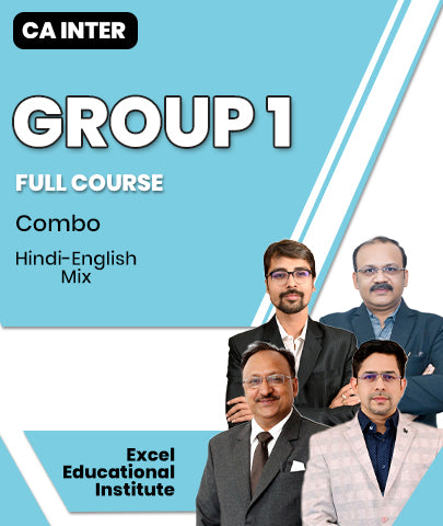 CA Inter Group 1 Full Course Combo By Excel Educational Institute