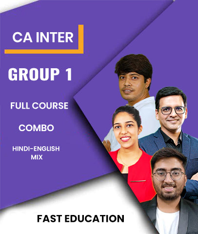 CA Inter Group 1 Full Course Combo By Fast Education