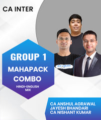 CA Inter Group 1 Mahapack Combo By CA Anshul Agrawal, Jayesh Bhandari and CA Nishant Kumar
- Zeroinfy