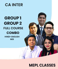 CA Inter Group 1 & Group 2 Combo Full Course By MEPL Classes