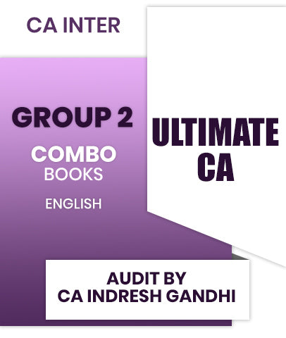 CA Inter Group 2 Combo Books (Audit By CA Indresh Gandhi) By Ultimate CA