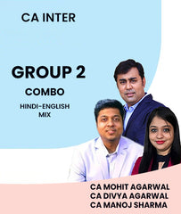 CA Inter Group 2 Combo By CA Mohit Agarwal, CA Divya Agarwal and CA Manoj Sharma