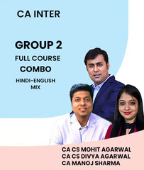 CA Inter Group 2 Combo Full Course By MEPL Classes CA CS Mohit Agarwal, CA CS Divya Agarwal and CA Manoj Sharma