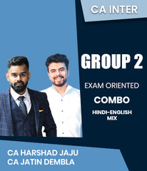 CA Inter Group 2 Exam Oriented Combo By CA Harshad Jaju and CA Jatin Dembla