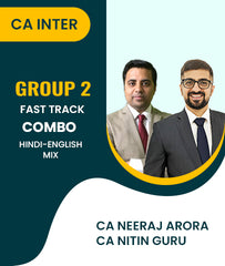 CA Inter Group 2 Fast Track Combo By CA Neeraj Arora and CA Nitin Guru - Zeroinfy