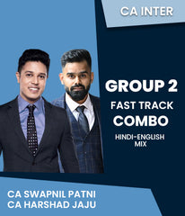 CA Inter Group 2 Fast Track Video Lectures Combo By CA Swapnil Patni Classes - Zeroinfy