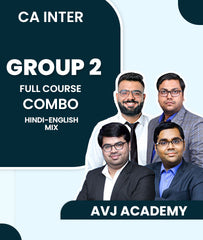 CA Inter New Scheme Group 2 Full Course Combo By AVJ Academy - Zeroinfy