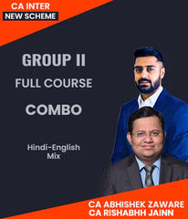 CA Inter Group 2 Full Course Combo By CA Abhishek Zaware and CA Rishabhh Jainn