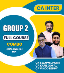 CA Inter Group 2 Full Course Combo By CA Swapnil Patni, CA Kapil Goyal and CA Vinod Reddy