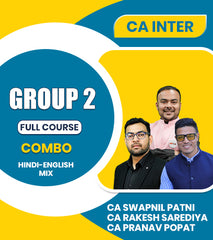 CA Inter Group 2 Full Course Combo By CA Swapnil Patni, CA Rakesh Sarediya and CA Pranav Popat