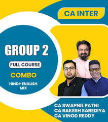 CA Inter Group 2 Full Course Combo By CA Swapnil Patni, CA Rakesh Sarediya and CA Vinod Reddy