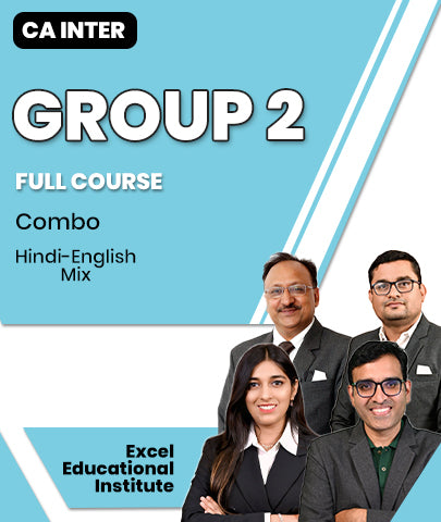 CA Inter Group 2 Full Course Combo By Excel Educational Institute