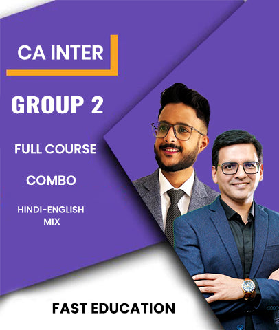 CA Inter Group 2 Full Course Combo By Fast Education