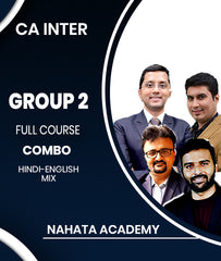 CA Inter Group 2 Full Course Combo By Nahata Academy