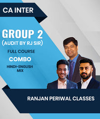 CA Inter Group 2 Full Course Combo By Ranjan Periwal Classes (Audit By RJ Sir)